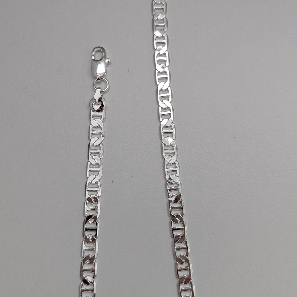 .925 Sterling Silver Necklace And Bracelet Set